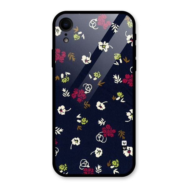 Tiny Flowers Glass Back Case for XR