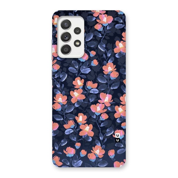 Tiny Peach Flowers Back Case for Galaxy A52