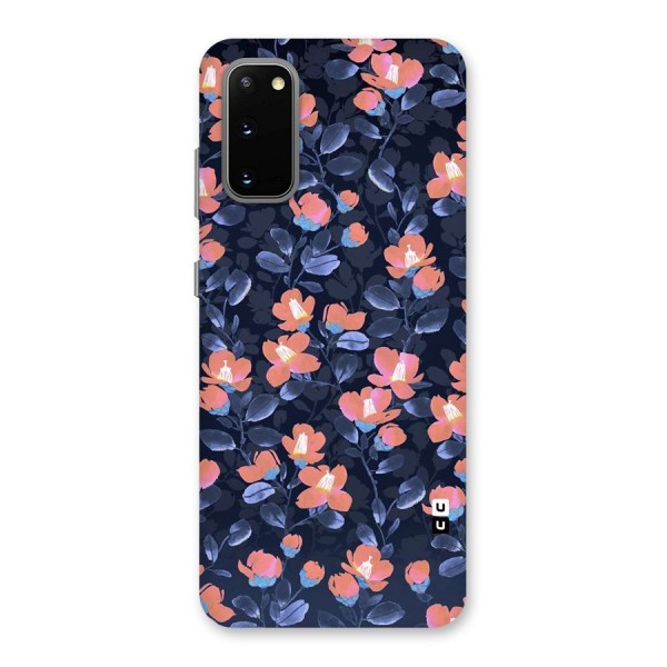 Tiny Peach Flowers Back Case for Galaxy S20