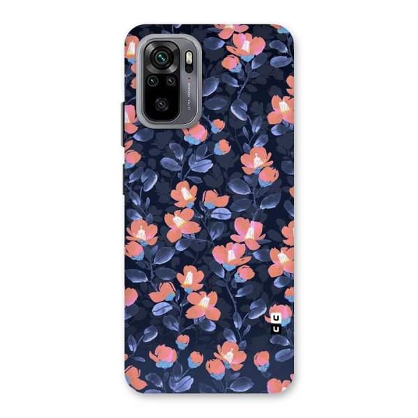 Tiny Peach Flowers Back Case for Redmi Note 10