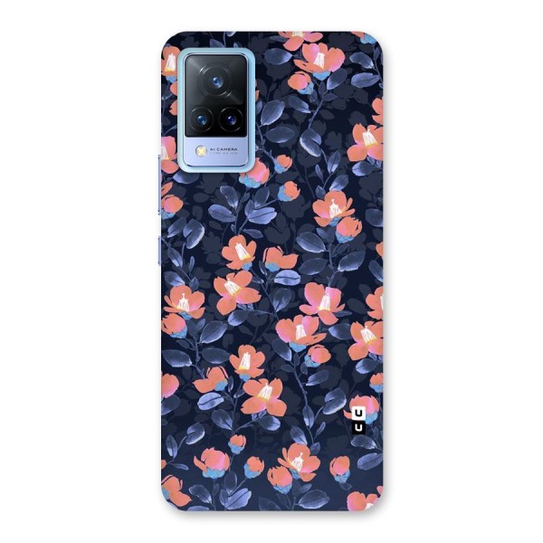 Tiny Peach Flowers Back Case for Vivo V21 5G