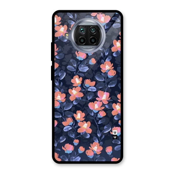 Tiny Peach Flowers Glass Back Case for Mi 10i