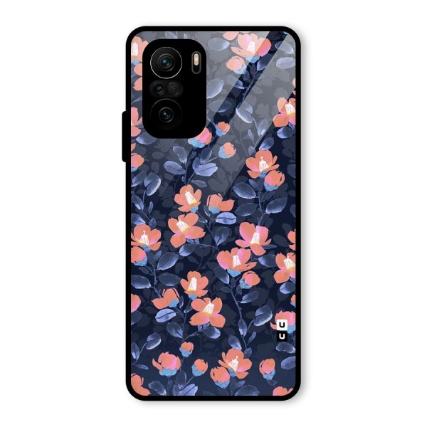 Tiny Peach Flowers Glass Back Case for Mi 11x