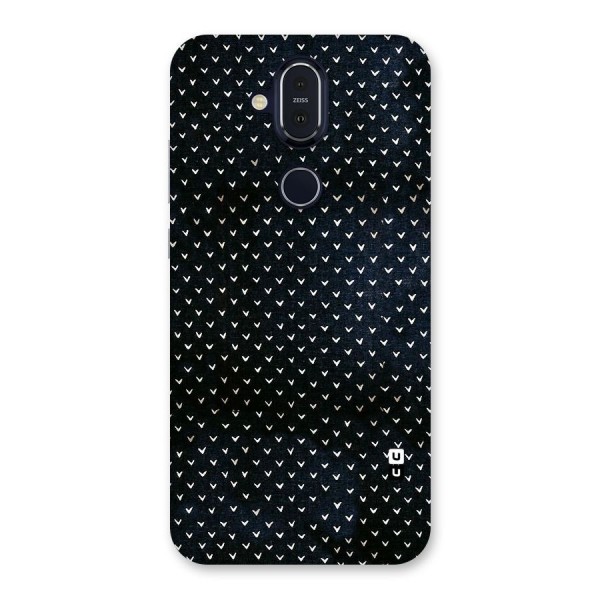 Tiny White Hearts Back Case for Nokia 8.1