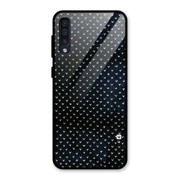 Tiny White Hearts Glass Back Case for Galaxy A50s