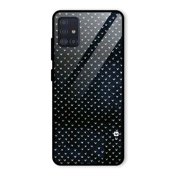 Tiny White Hearts Glass Back Case for Galaxy A51