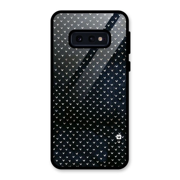 Tiny White Hearts Glass Back Case for Galaxy S10e