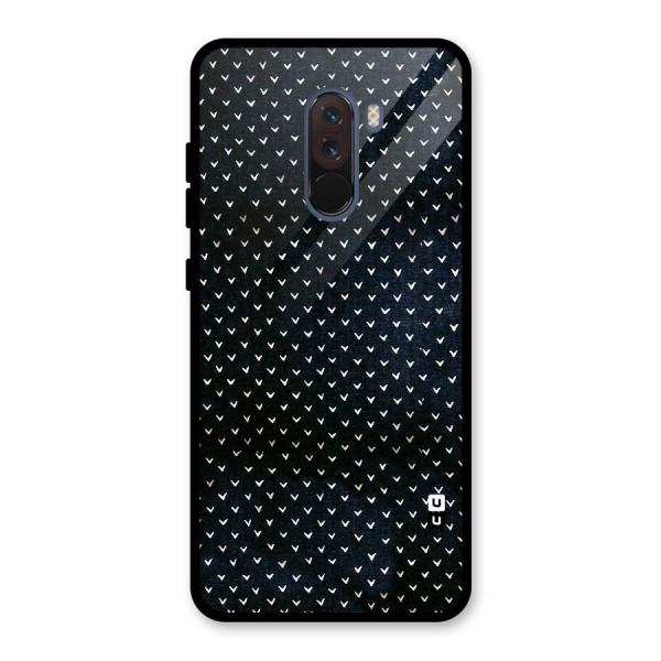 Tiny White Hearts Glass Back Case for Poco F1