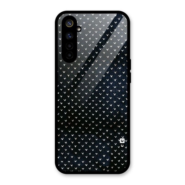 Tiny White Hearts Glass Back Case for Realme 6