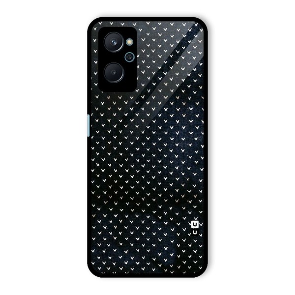 Tiny White Hearts Glass Back Case for Realme 9i