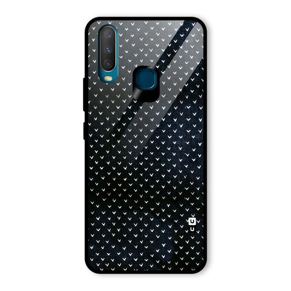 Tiny White Hearts Glass Back Case for Vivo Y12