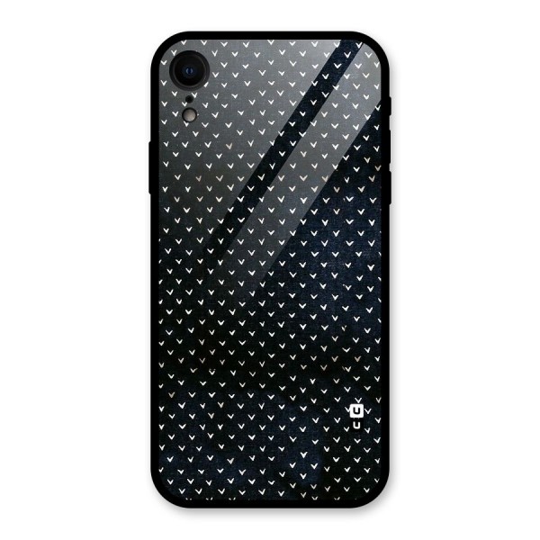 Tiny White Hearts Glass Back Case for XR