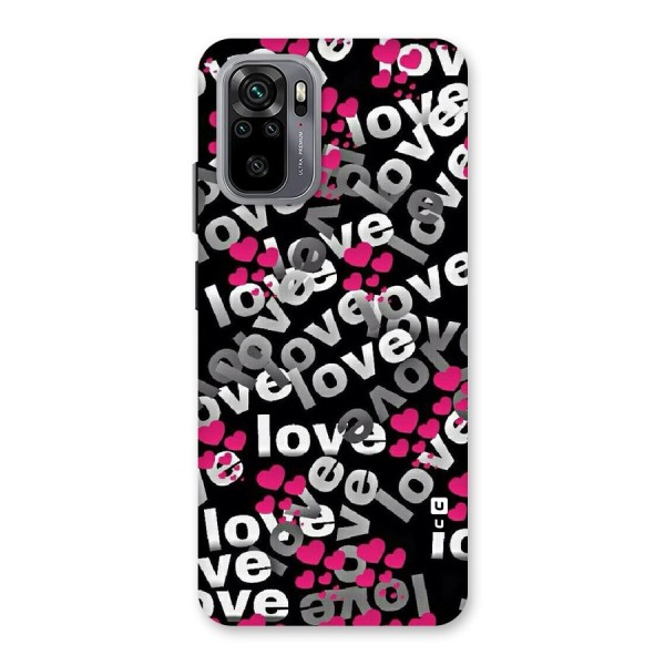 Too Much Love Back Case for Redmi Note 10