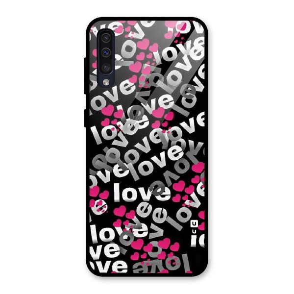 Too Much Love Glass Back Case for Galaxy A50s