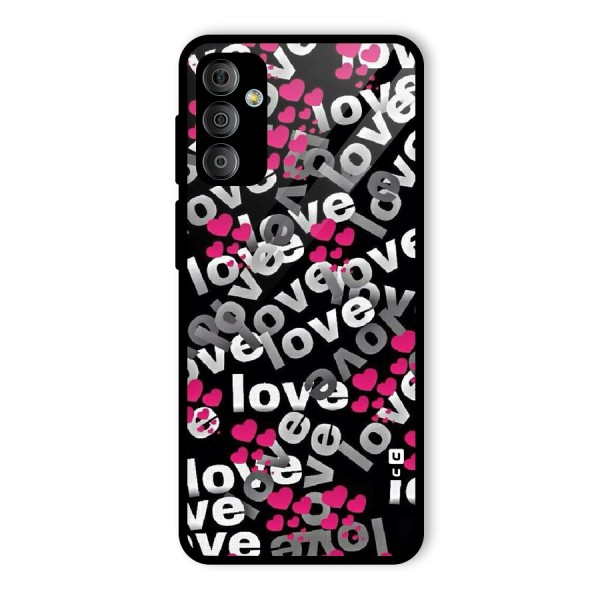 Too Much Love Glass Back Case for Galaxy F23