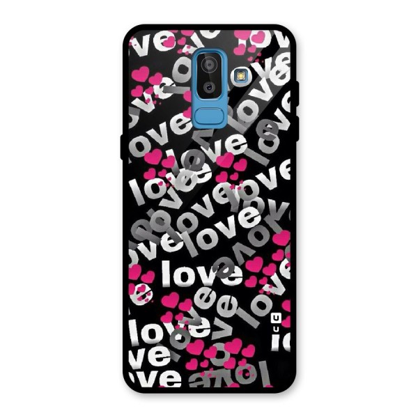 Too Much Love Glass Back Case for Galaxy J8