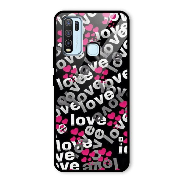 Too Much Love Glass Back Case for Vivo Y30