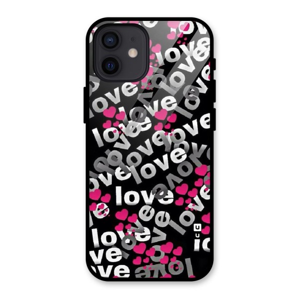 Too Much Love Glass Back Case for iPhone 12