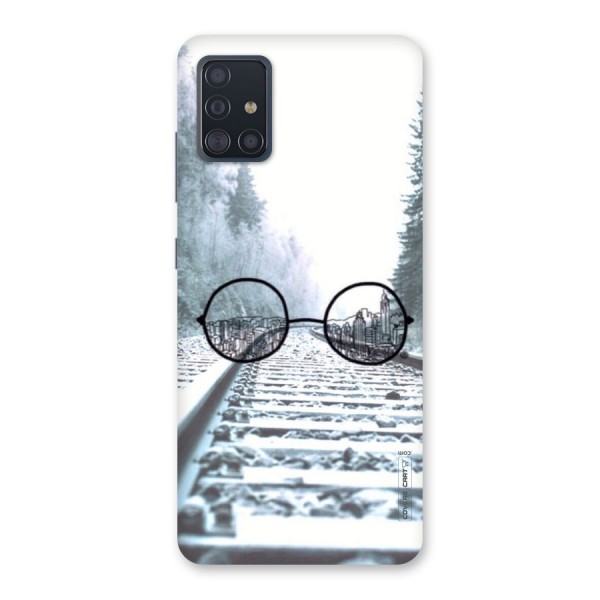 Tracks And Specs Back Case for Galaxy A51