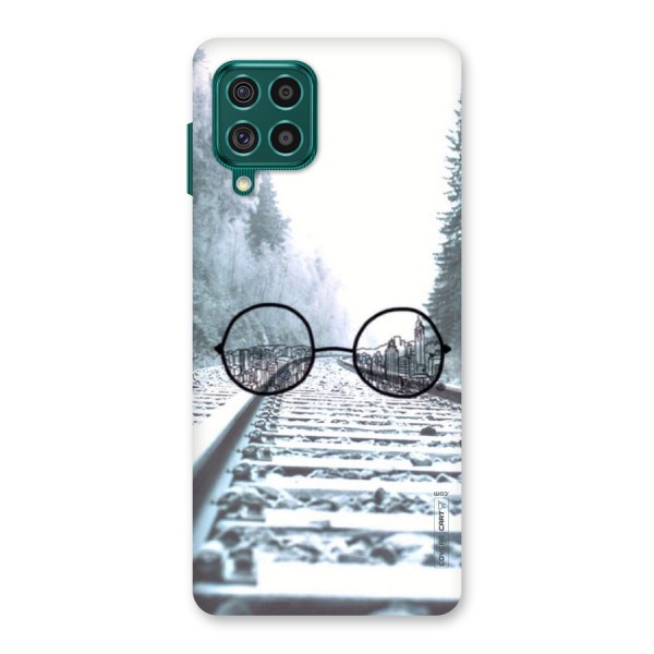 Tracks And Specs Back Case for Galaxy F62