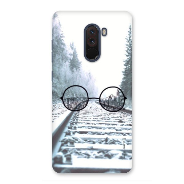 Tracks And Specs Back Case for Poco F1