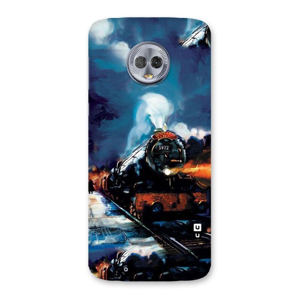 Train Art Back Case for Moto G6