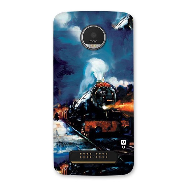 Train Art Back Case for Moto Z Play