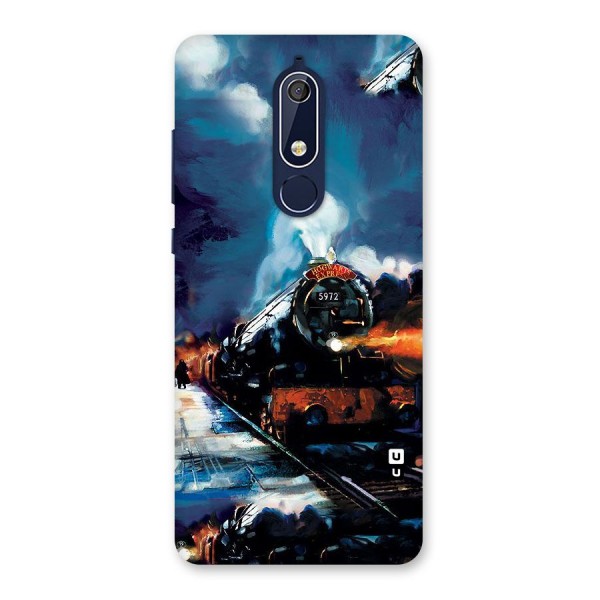 Train Art Back Case for Nokia 5.1