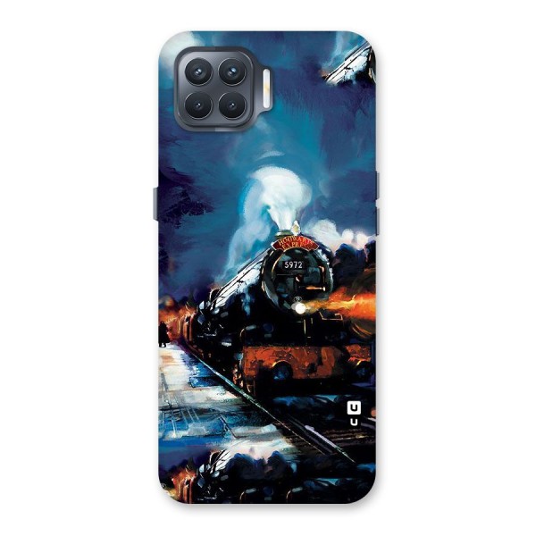 Train Art Back Case for Oppo F17 Pro