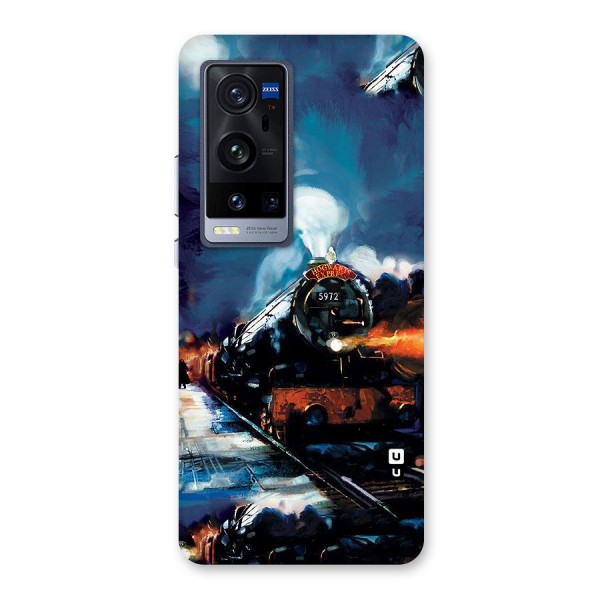 Train Art Back Case for Vivo X60 Pro Plus