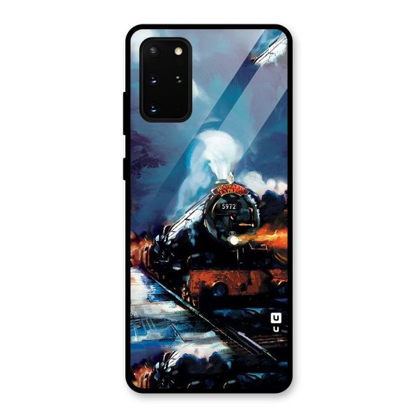 Train Art Glass Back Case for Galaxy S20 Plus