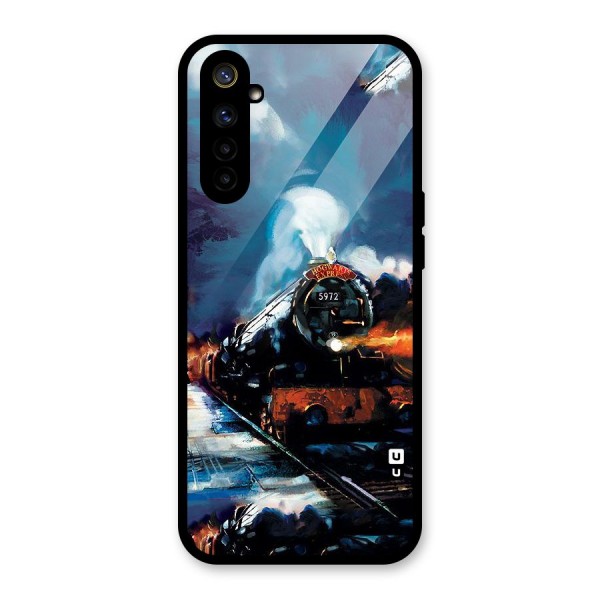 Train Art Glass Back Case for Realme 6