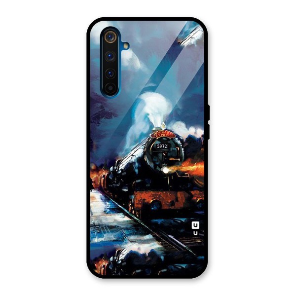 Train Art Glass Back Case for Realme 6 Pro