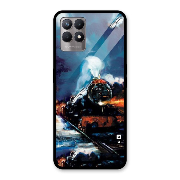 Train Art Glass Back Case for Realme 8i