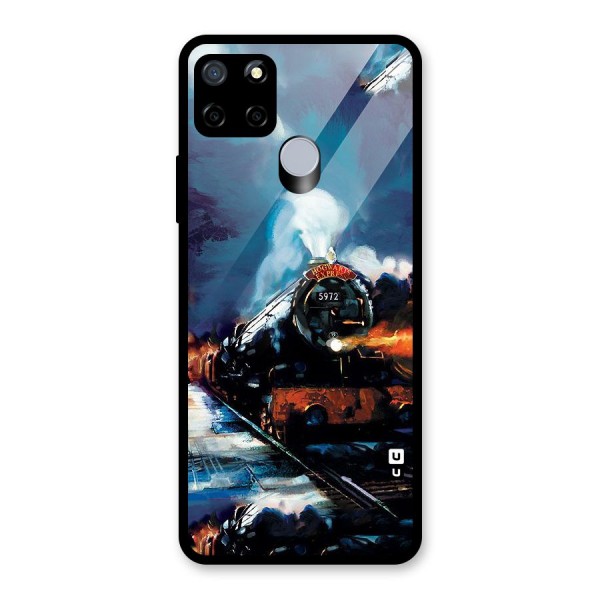 Train Art Glass Back Case for Realme C12