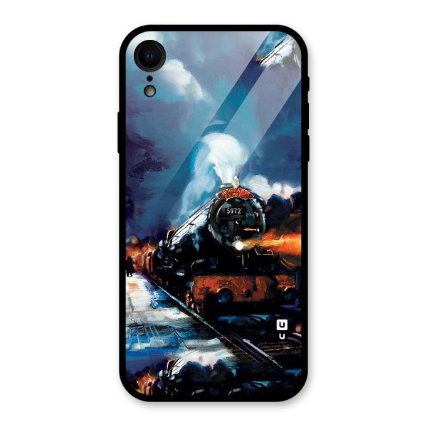 Train Art Glass Back Case for XR