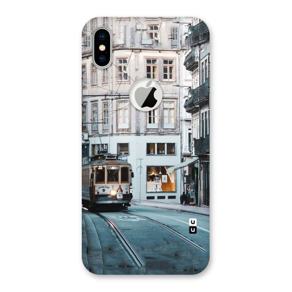 Tramp Train Back Case for iPhone XS Logo Cut