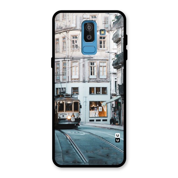 Tramp Train Glass Back Case for Galaxy J8