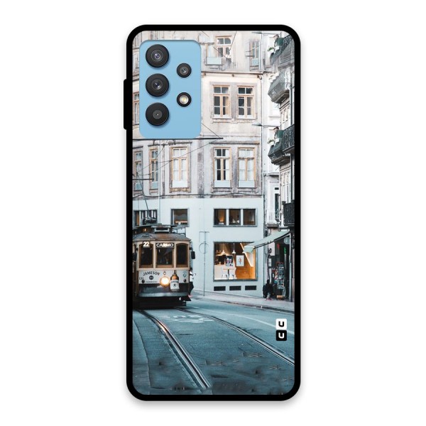 Tramp Train Glass Back Case for Galaxy M32 5G