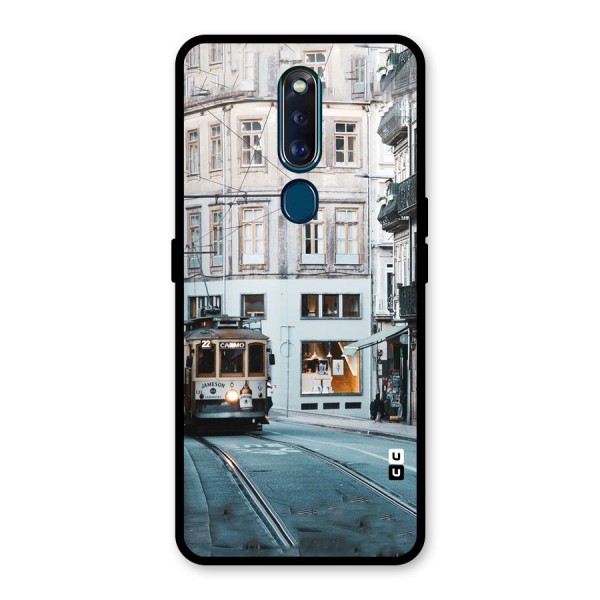 Tramp Train Glass Back Case for Oppo F11 Pro