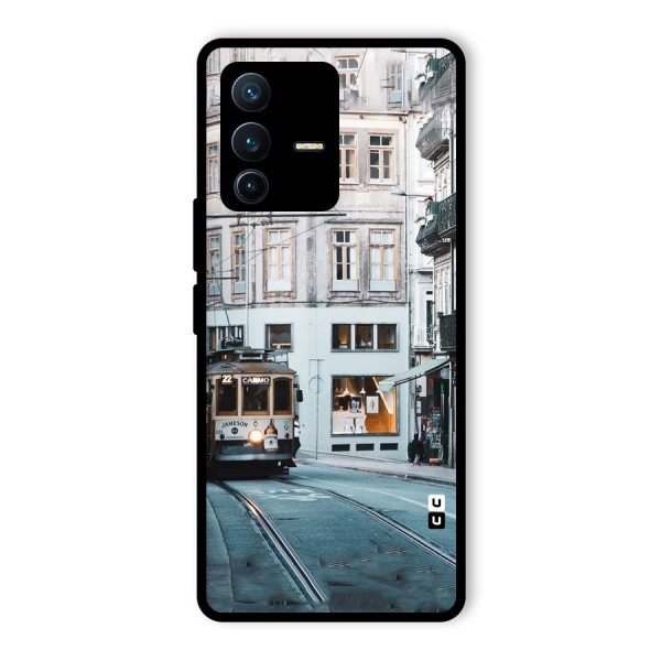 Tramp Train Glass Back Case for Vivo V23 Pro