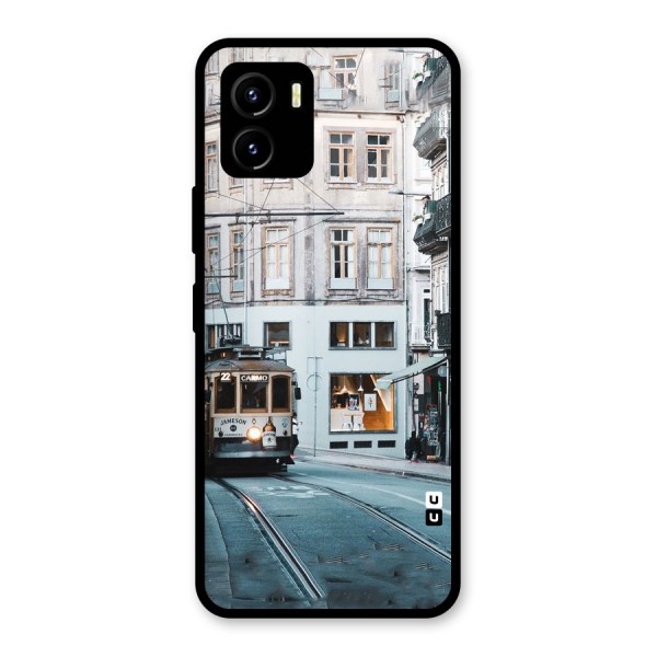 Tramp Train Glass Back Case for Vivo Y15s