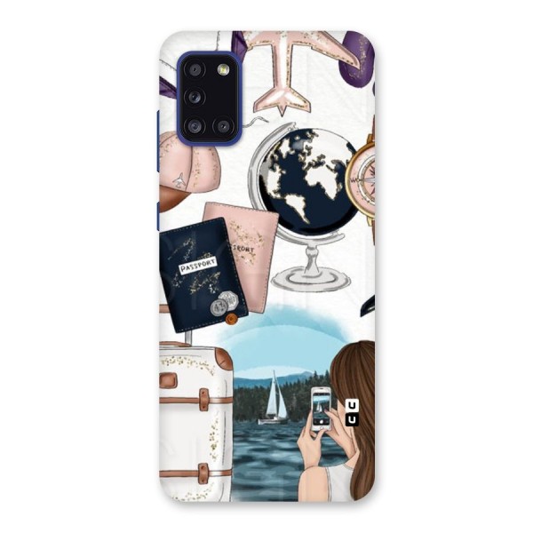 Travel Diaries Back Case for Galaxy A31