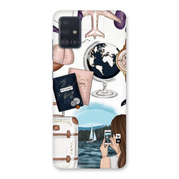 Travel Diaries Back Case for Galaxy A51