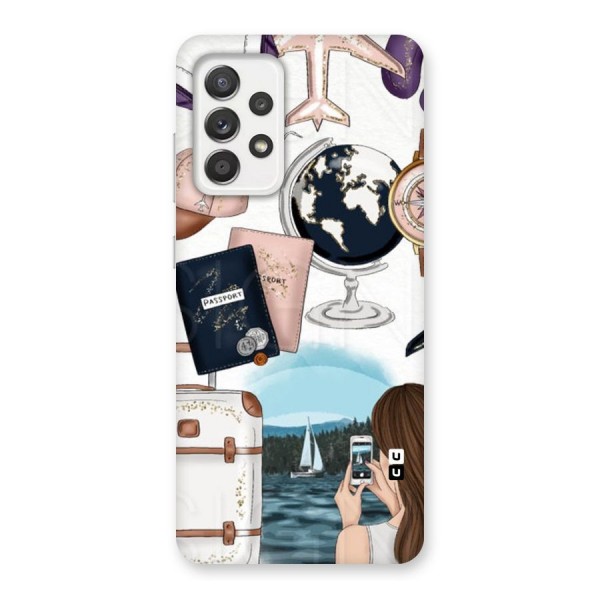 Travel Diaries Back Case for Galaxy A52