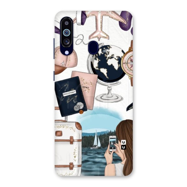 Travel Diaries Back Case for Galaxy A60