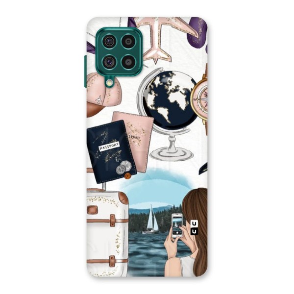 Travel Diaries Back Case for Galaxy F62