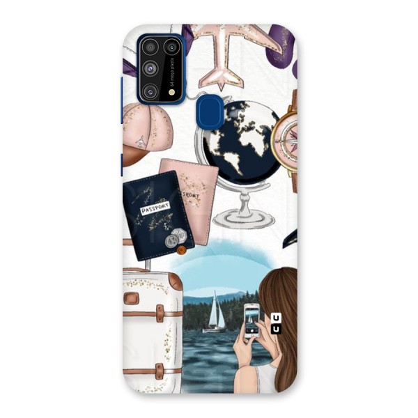 Travel Diaries Back Case for Galaxy M31