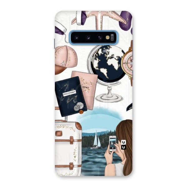 Travel Diaries Back Case for Galaxy S10 Plus