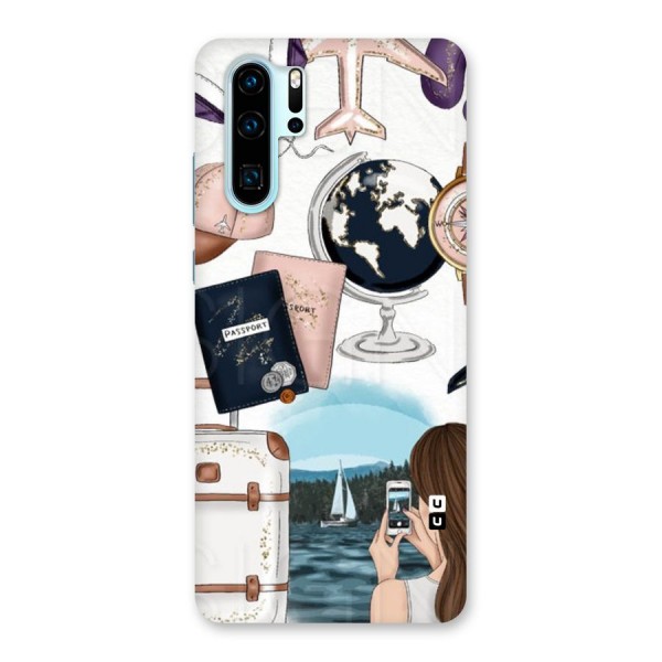 Travel Diaries Back Case for Huawei P30 Pro